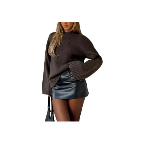 WHITE FOX Зимний CHILL KNIT Свитер Шоколад Свитер Женские