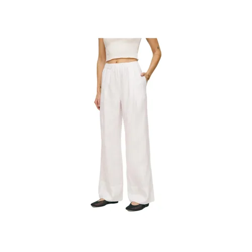 REFORMATION Fernando Linen Wide Leg Pants Casual Pants Women's