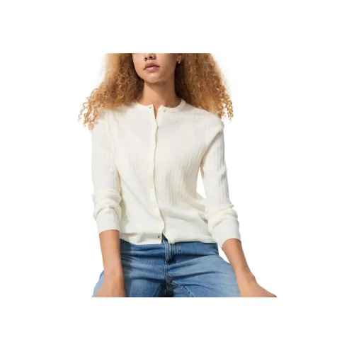 UNIQLO Экрю Женская Трикотажная Одежда