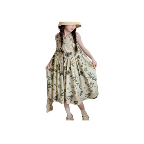 TONYBEAR Платье с принтом "Пасторальный" для девочек