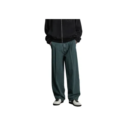 Lilbetter Выстиранные синие мужские джинсы