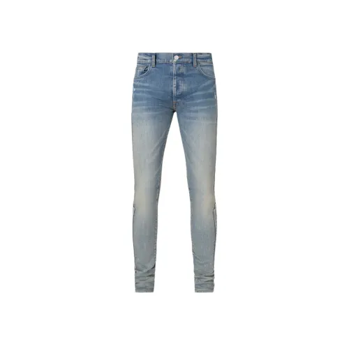 AMIRI Early Spring Collection Индиго Мужские Джинсы
