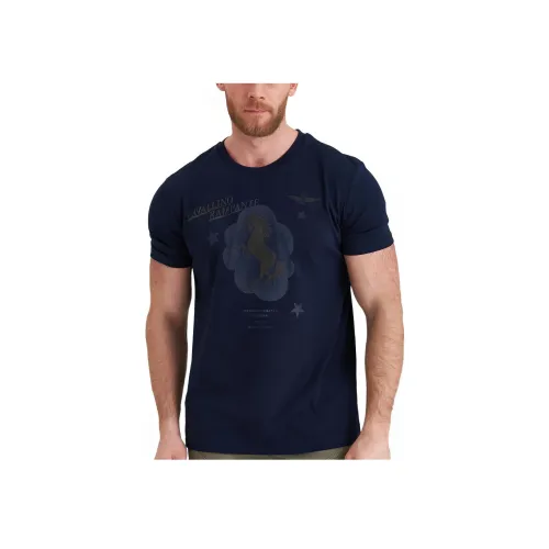 AERONAUTICA MILITARE Темно-синие мужские футболки T