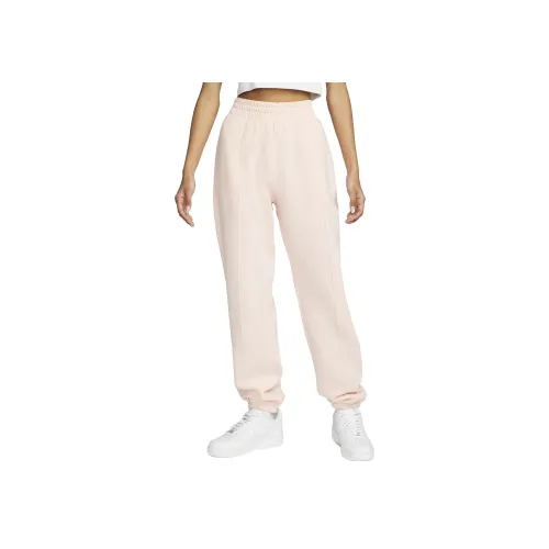 nike Sportswear Essentials Series Вязаные Тренировочные Штаны Женские Светло-Розовые