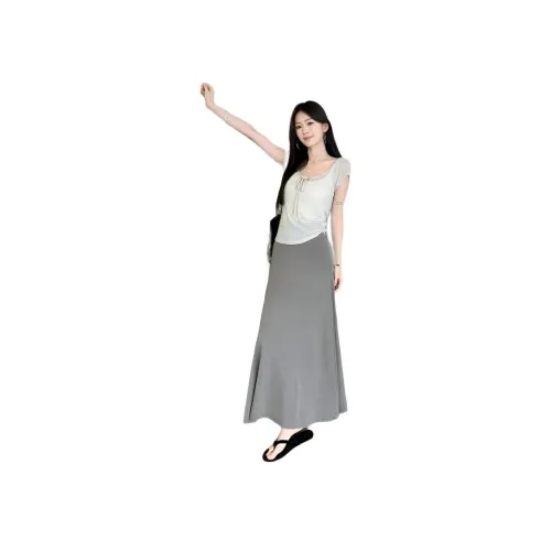 CHARM GLOW Серый Женские Комплекты с Юбкой
