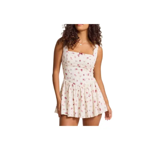 ALTAR'D STATE Annie Drop Waist Romper Sleeveless Dress Women's