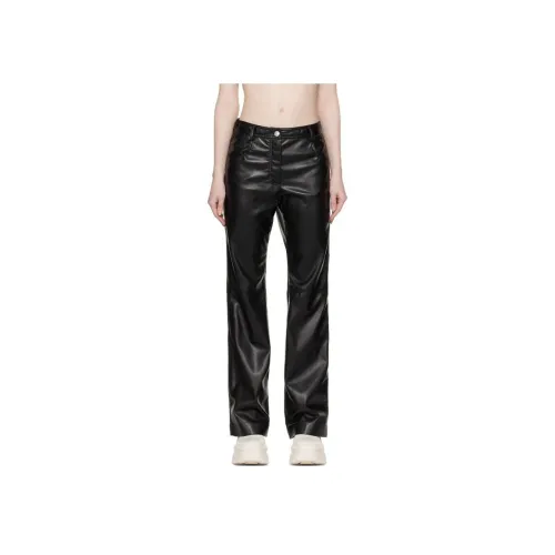 MSGM Черные Женские Повседневные Брюки
