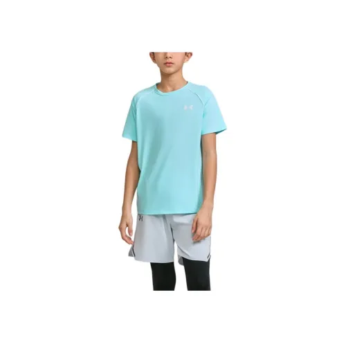 Under Armour T-Shirt SS25 Light Blue Teenagers