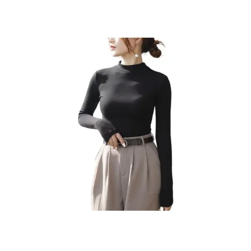 AWAO Длинный рукав Т-рубашка Женская