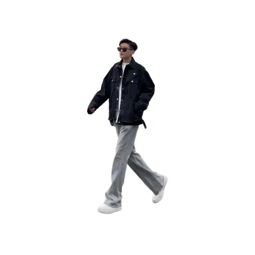 DAFK Дымчатый Серый Мужские Джинсы