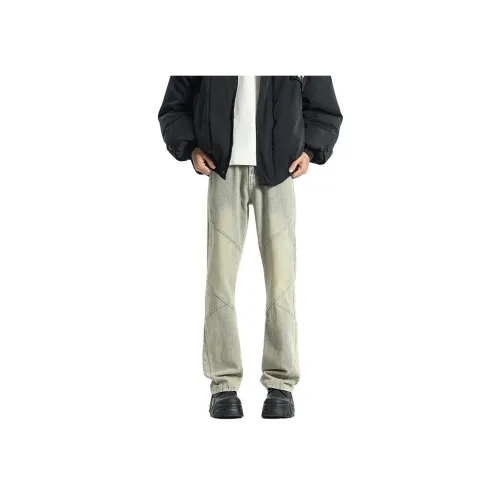 JASONWOOD Cowboy on the Run Джинсы Унисекс Желтый Грязь