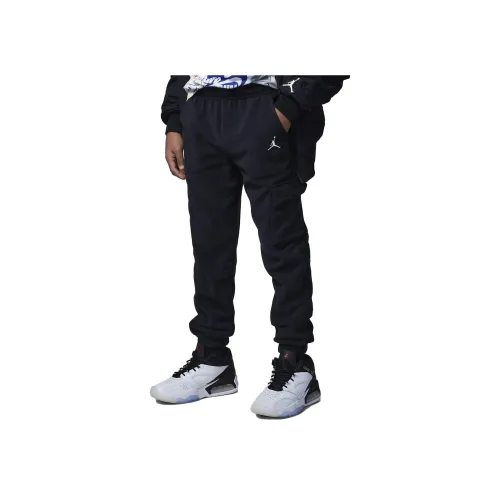 Детский Jordan Вязаные Тренировочные Штаны Черные