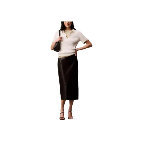 Calvin Klein Экрю Женские Поло