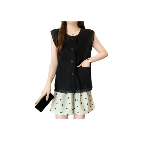 MUCCHIC Черные Женские Майки