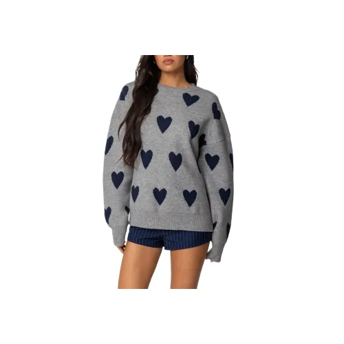 Edikted Big Heart OVERSIZED Свитер Женские