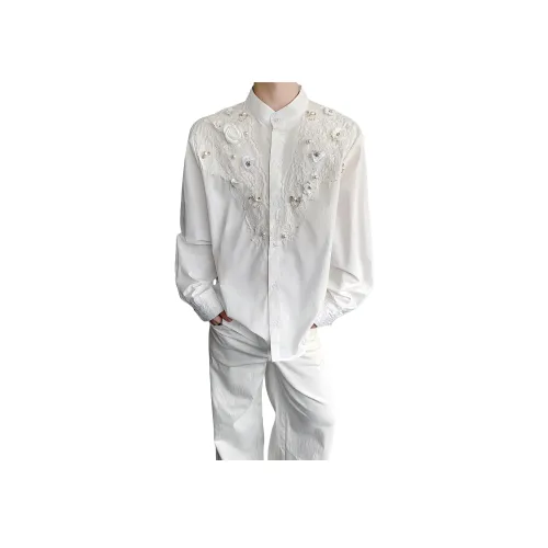 WKOOG Белый Унисекс Рубашки