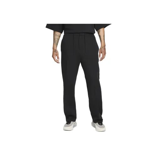 Nike Черные Мужские Вязаные Тренировочные Штаны