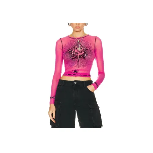 Jean Paul Gaultier T-Shirt Женская Розовая
