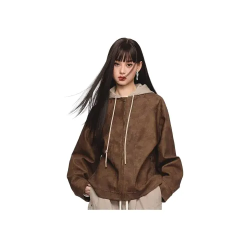 PVPVPV Коричневый Унисекс Куртки