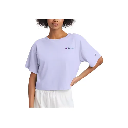 Champion T-Shirt Женская Фиолетовая