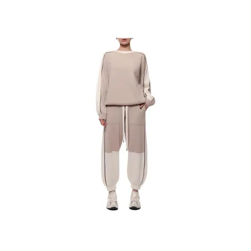 Brunello Cucinelli Бежевые Женские Повседневные Брюки