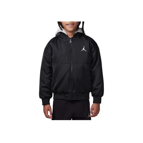 Джордан Хлопковый пуховик Черный для детей 3-7 лет