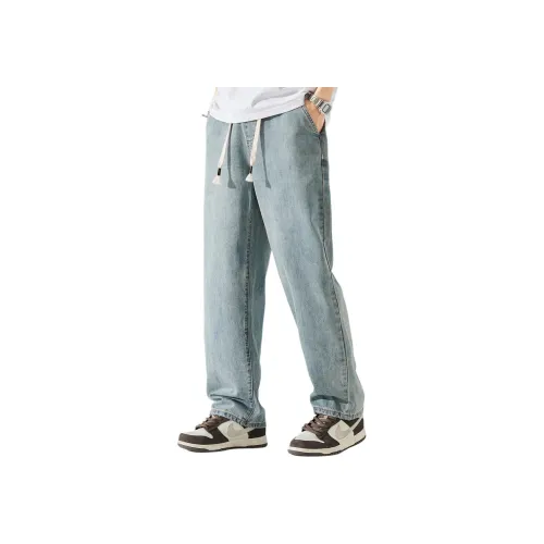 Tonlion Винтажные синие мужские джинсы