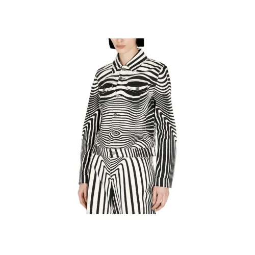 Jean Paul Gaultier Куртки и Пальто Женские Черный Белый
