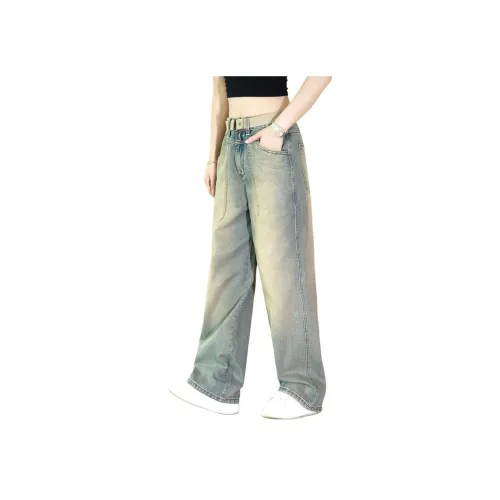 BEAR UNION Женские джинсы синего цвета