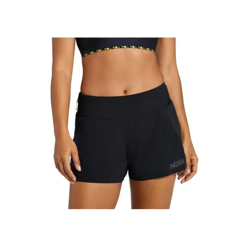HOKA ONE ONE Черные Женские Спортивные Шорты