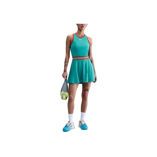 NIKE Dri Fit Синий Женские Платья без рукавов