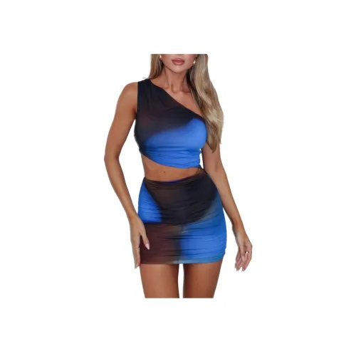 WHITE FOX Мини Платье Без рукавов Платье Женское