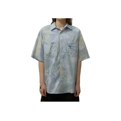 WAIKEI Небесно-голубой Унисекс Рубашки