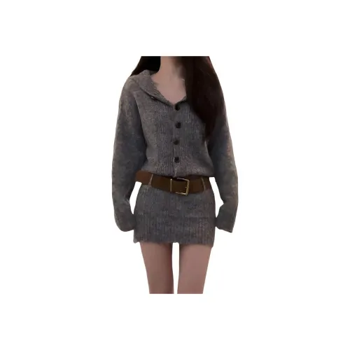 ZVJH Длинное платье с длинными рукавами женское