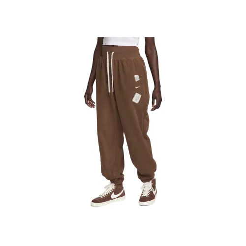 Nike Naomi Osaka Phoenix Fleece Woven Training Pants Women's Brown