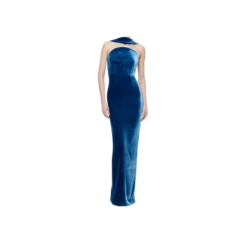 ROLAND MOURET Морской синий Женские Платья без рукавов