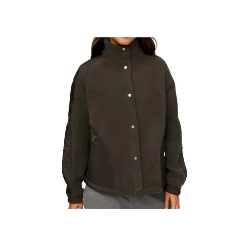 lululemon Go Cozy Куртки Пальто Женские Темно-оливковый зеленый