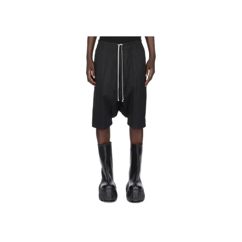 RICK OWENS Черные Мужские Повседневные Шорты