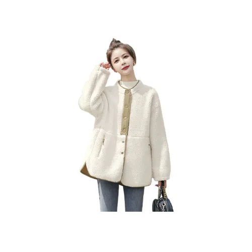 Cypress House Вельвет Feel Пальто Женское Экрю