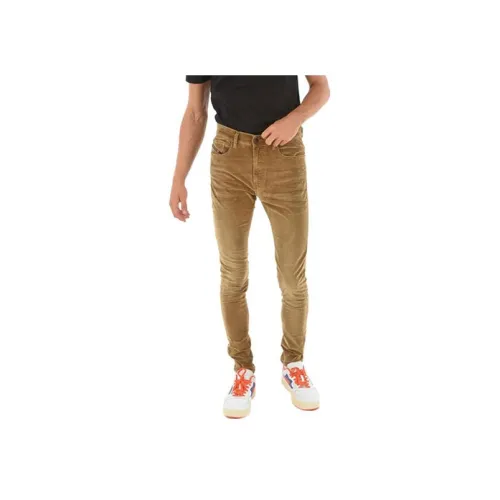 DIESEL Коричневый Мужской Джинсы