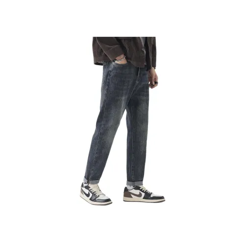 Fingercroxx Blue Unisex Jeans Фингеркрокс Синий Унисекс Джинсы