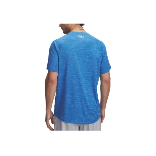 Under Armour Tech Синий Мужской T-Рубашка