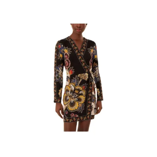 FARM Rio Длинное платье с длинными рукавами женское многоцветное