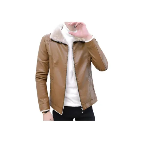 TAIZILONG Мужские кожаные куртки