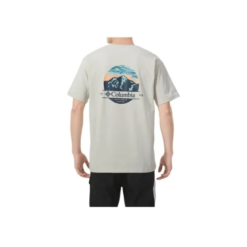 Коллаборация Columbia Leisure Collection Светлый хаки Мужская футболка