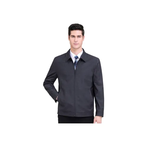 DKRVT Серый [Подарочная коробка Упаковка] Мужские Куртки