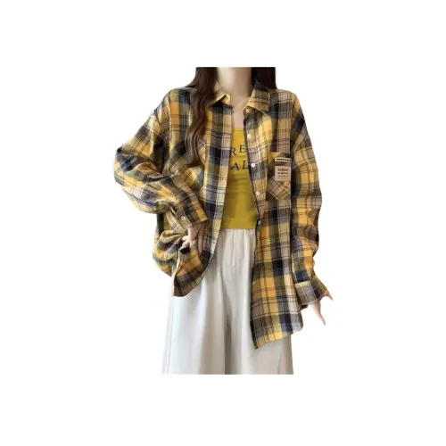 PVPVPV Желтая унисекс рубашка