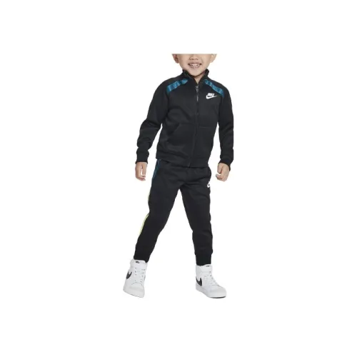 nike Детская одежда Sportswear Full Zip Taping Комплект Infant And Toddler Костюм Baby Черный