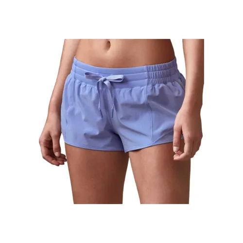 lululemon Hotty Hot series Спортивные шорты Женские Синий Фиолетовый