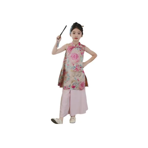 TIANCAIXIAOXIONG Изображение Цвет Комплекты Одежды Дети Ханьфу